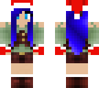blue haired elf christmas version