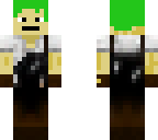 boy with green hair blacksmith