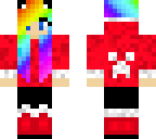christmas rainbow girl