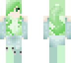 cute green chibi girl