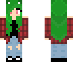 green cat girl