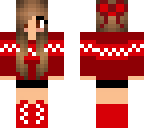 my skin festive red