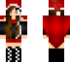 xmas cerise hood