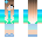 blue-green girl
