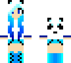 blue ice panda girl