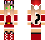 christmas cat girl