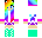 cute rainbow girl