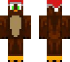 dino bobes with crismas hat