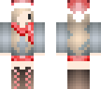 edited chibi christmas girl