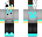 half skeleton boy