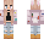 hipster rabbit girl