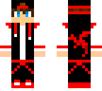 red dragon back boy
