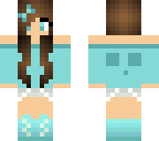 slime girl blue