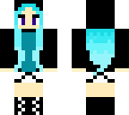 aqua colour girl