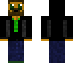 beard man hoodie up