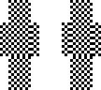 black and white