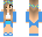 blue female