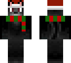 christmas black cat