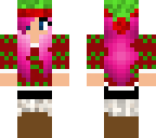 christmas sweater girl with pinkhair and uggs