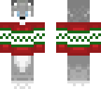 christmas wolf re-uploaded