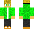 green hoodie blond
