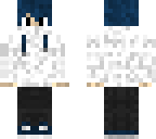 pvp bluewhite male skin