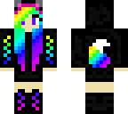 rainbow fox girl