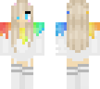 raindeer girl rainbow