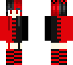 red and black bunny girl human swimsuit