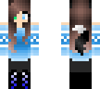wolf with blue sweater