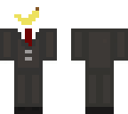 banana in suit