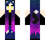 black cat galaxy girl