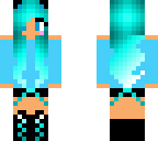 blue wolf girl