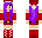 christmas girl purple hair