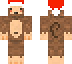 monkey with santa hat