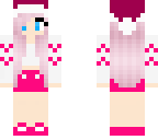 pink alex girl with santa hat