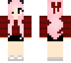 pink hair wolf girl