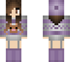 purple deer sweater
