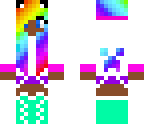 rainbow girl