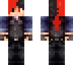 red and black