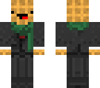 waffle with a scarf