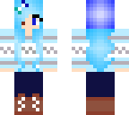 winter girl edit