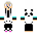 baby sleepy blonde panda teen