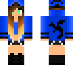 blue dragon girl