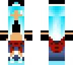 blue tomboy girl