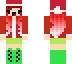 christmas red hair girl