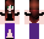 formal purple girl