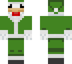 papa noel verde version pollo