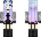 pastel goth cat