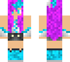 purple blue girl